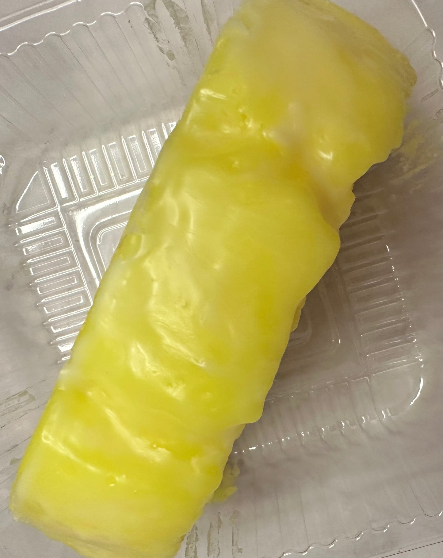 Lemon Pound Cake Wax Melt Slice