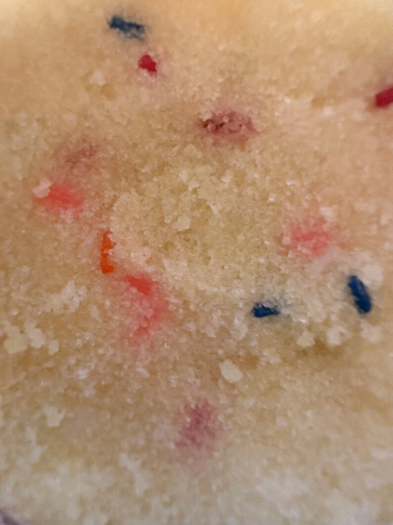 Cake All In Your Face Body Scrub, Birthday Cake Sugar Scrub