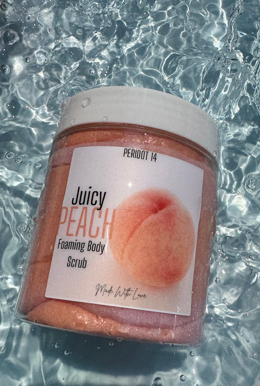 Juicy Peach Foaming Body Scrub