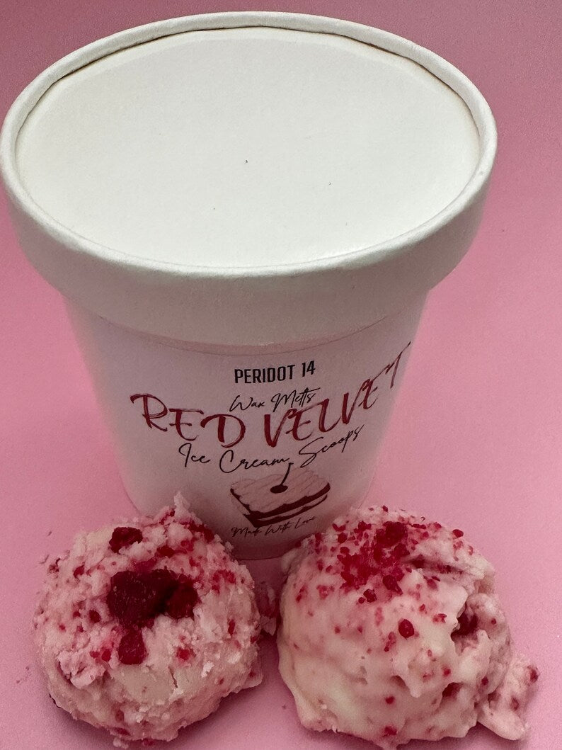 Red Velvet Ice Cream Scoop Wax Melts